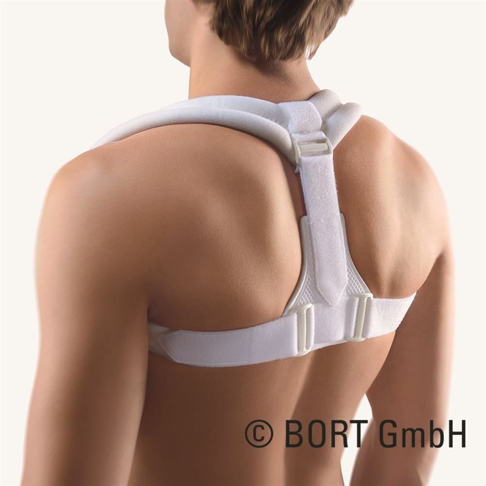 bort Clavicula-Bandage M weiss (1 Stück)