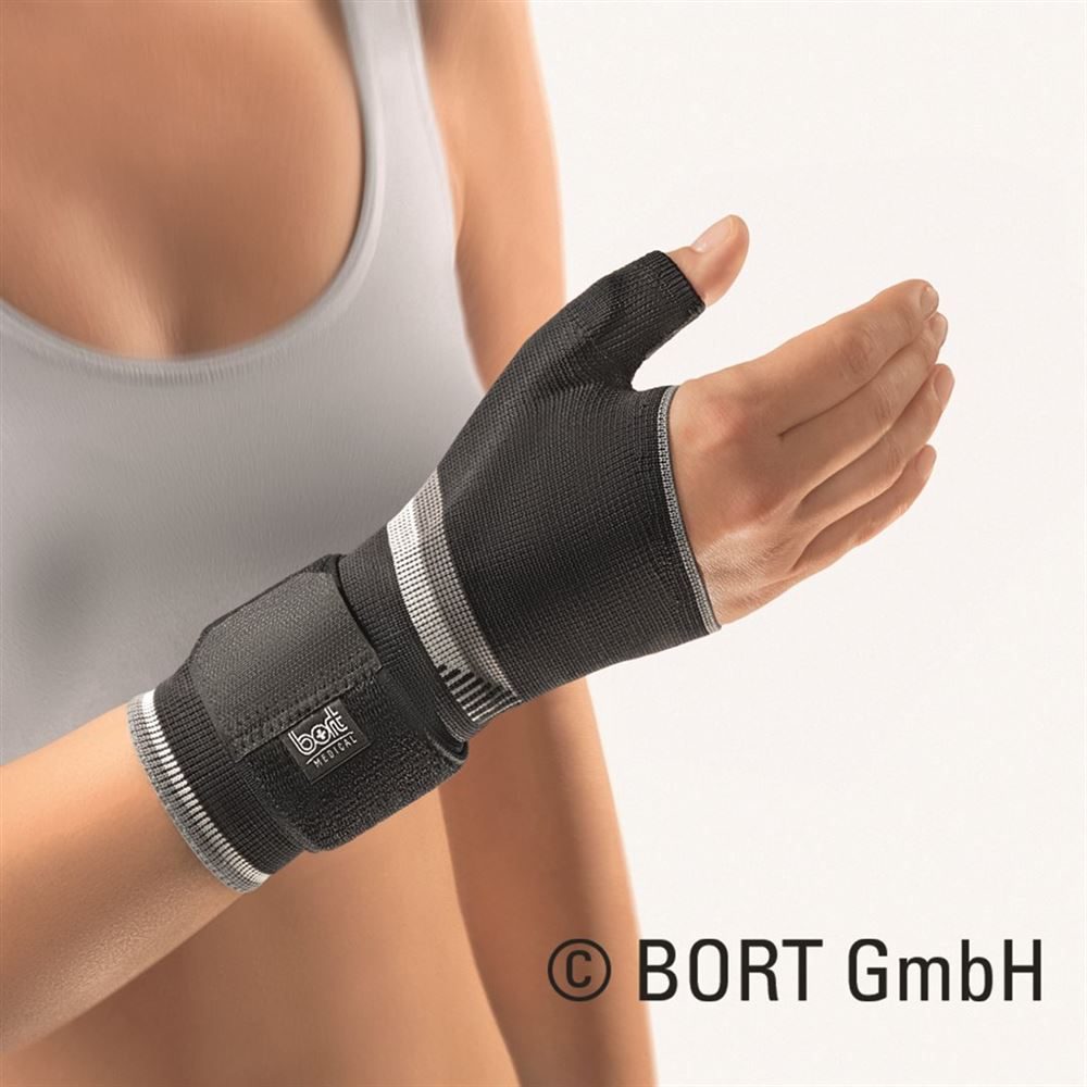 bort Daumen-Handbandage L schwarz (1 Stück)