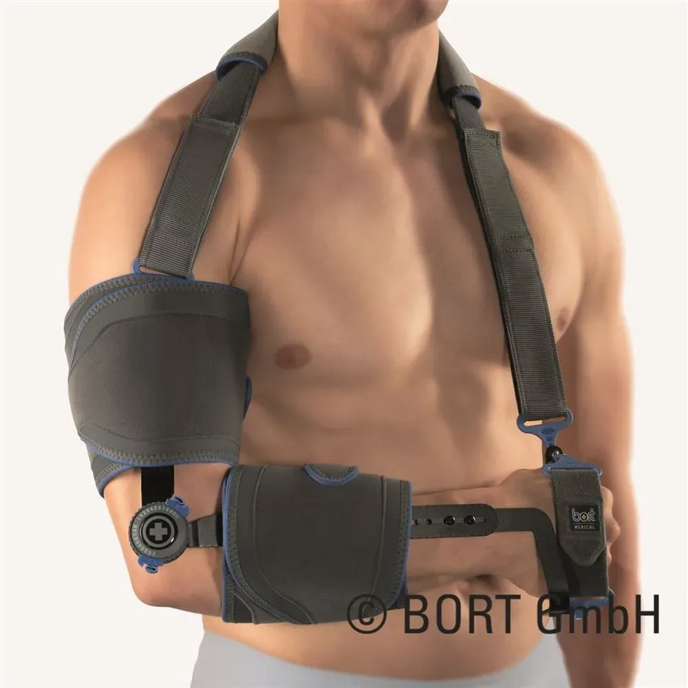 Bort Ellenbogen-ROM-Orthese Gr1 links grau