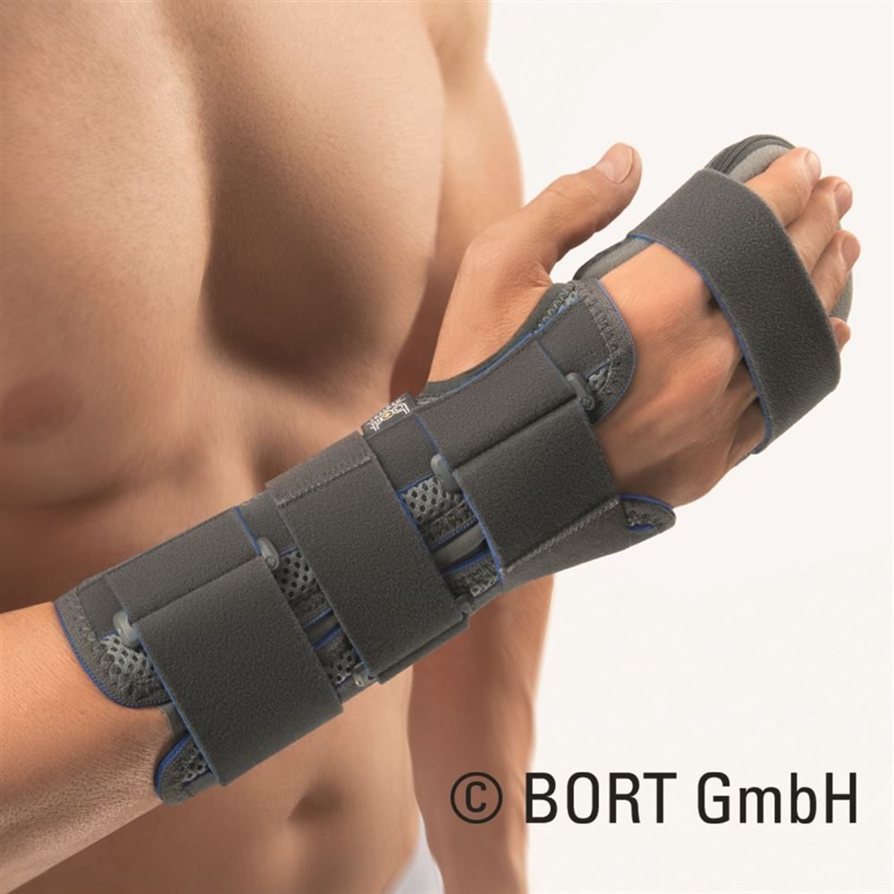bort Fingergelenkstütze links S -21cm blau (1 Stück)