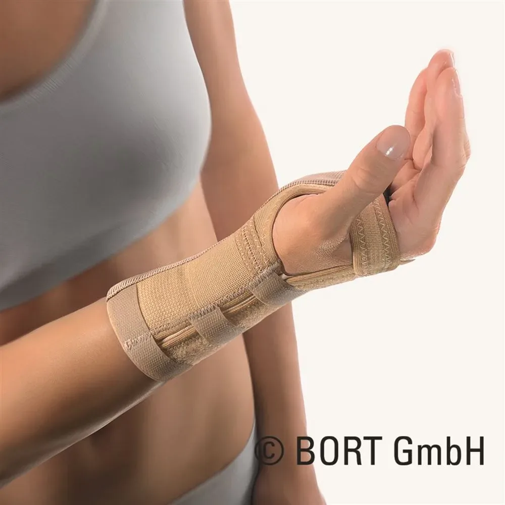 Bort Handgelenkstütze Schiene rechts XS -15cm beige
