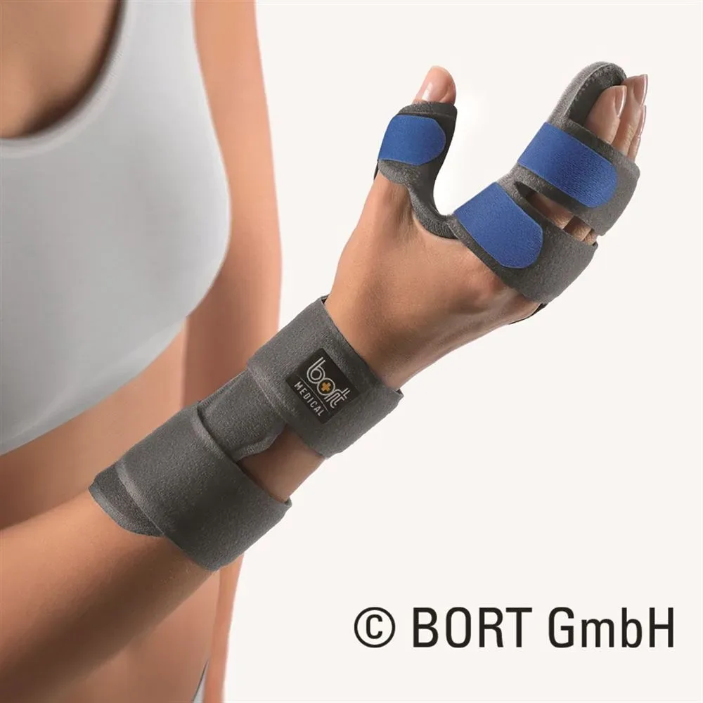 Bort ManuCarpal Soft Schiene M-19cm rechts grau