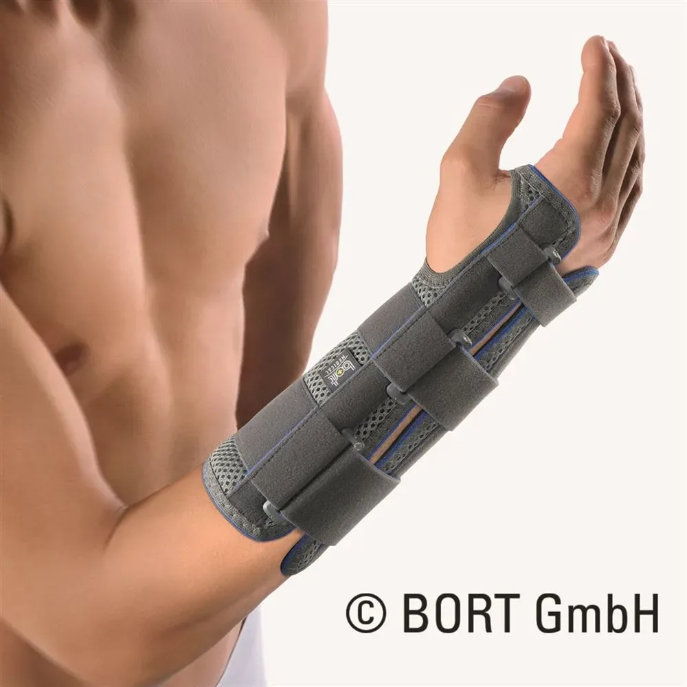 Bort ManuStabilPro L offene Form rechts grau