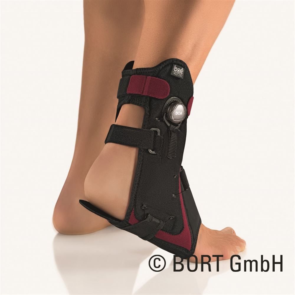 bort Malleoexpress Plus L rechts schwarz/bordeaux (1 Stück)
