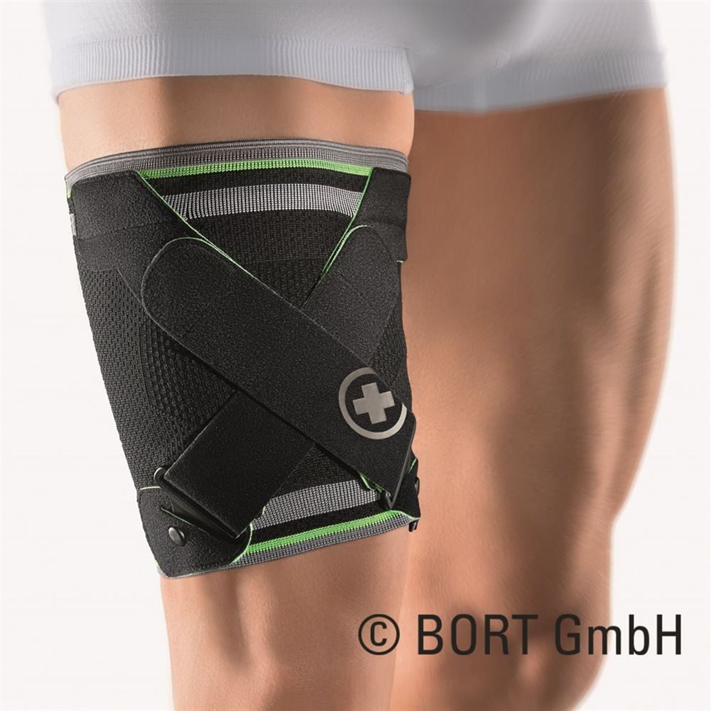 bort MYOACTIVE SPORT Oberschenkelstütze M schwarz (1 Stück)