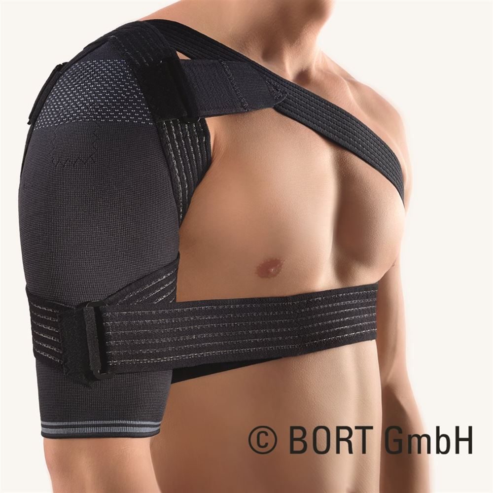 bort Schulterbandage Grösse 3 schwarz (1 Stück)