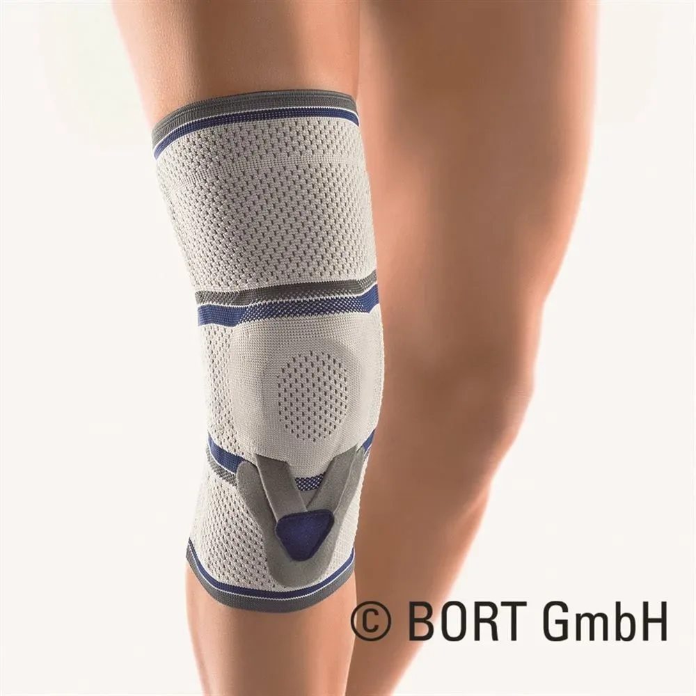 Bort Osgood-Schlatter Kniegelenkbandage Gr4 silber