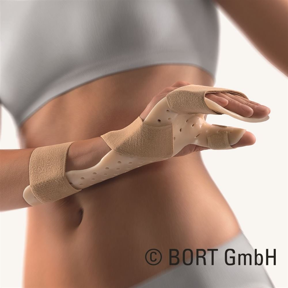 bort Pareseschiene links S -17cm hautfarbig (1 Stück)