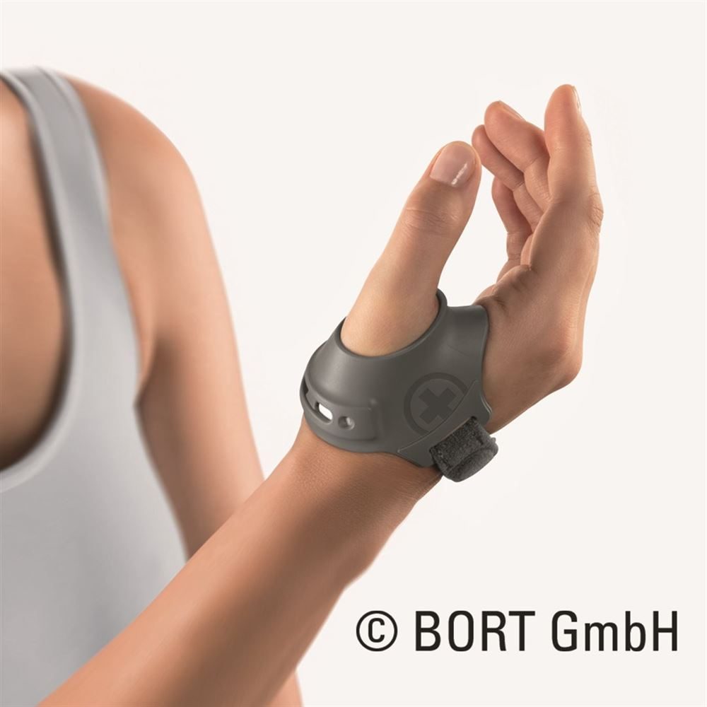 bort Rhizoflex Daumen-Ringorthese Grösse 1 links grau (1 Stück)