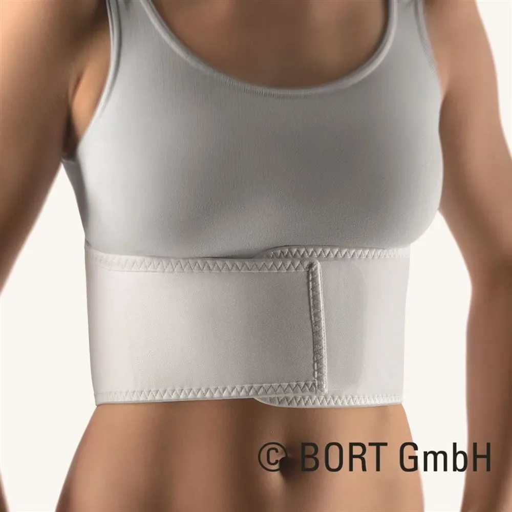 Bort Rippengürtel Damen 12/16cm XXL -125cm weiss
