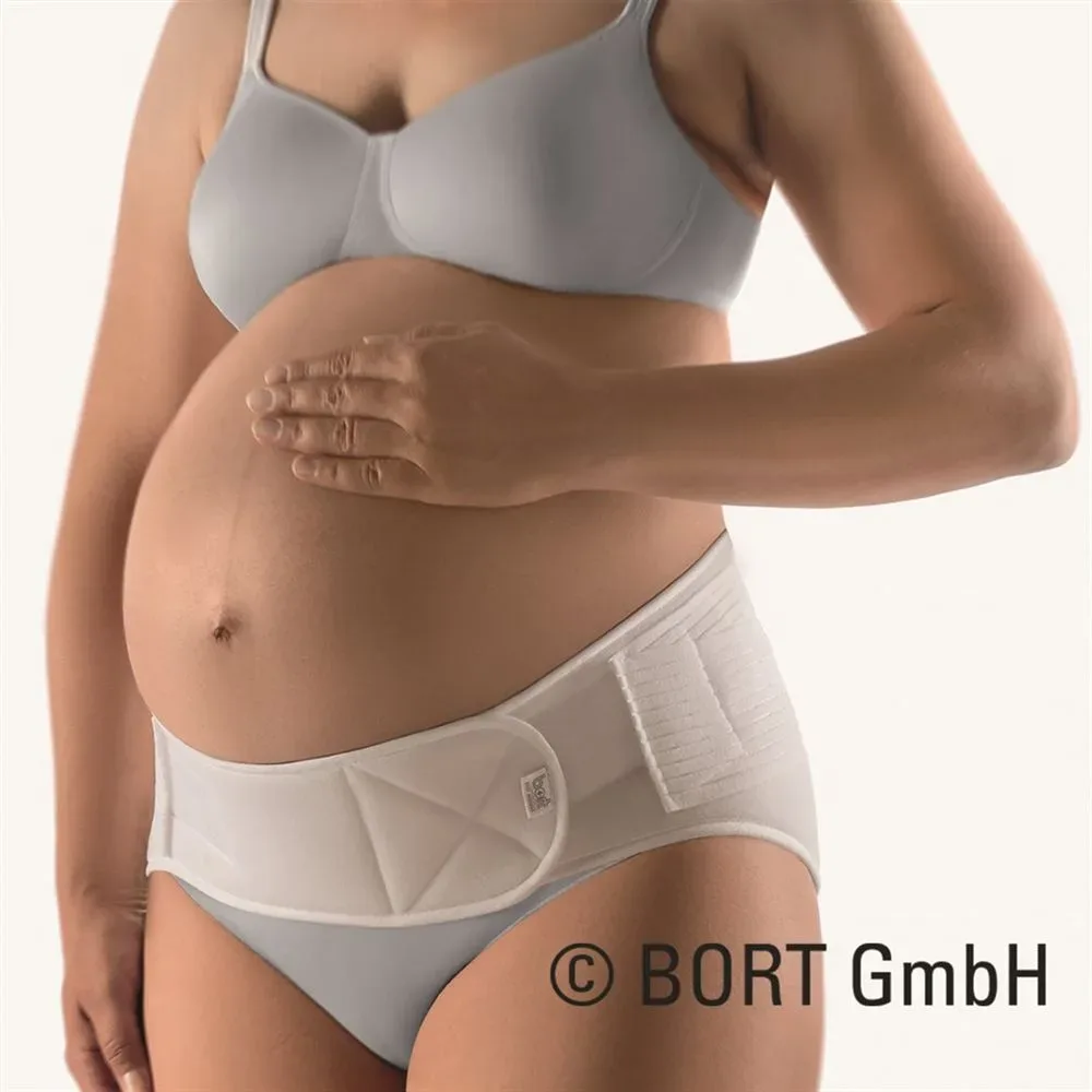 Bort Rückenbandage für Schwangere Gr3 weiss