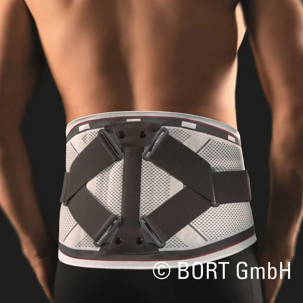 Bort select Stabilo Rückenbandage Gr3 mit Pelotte silber