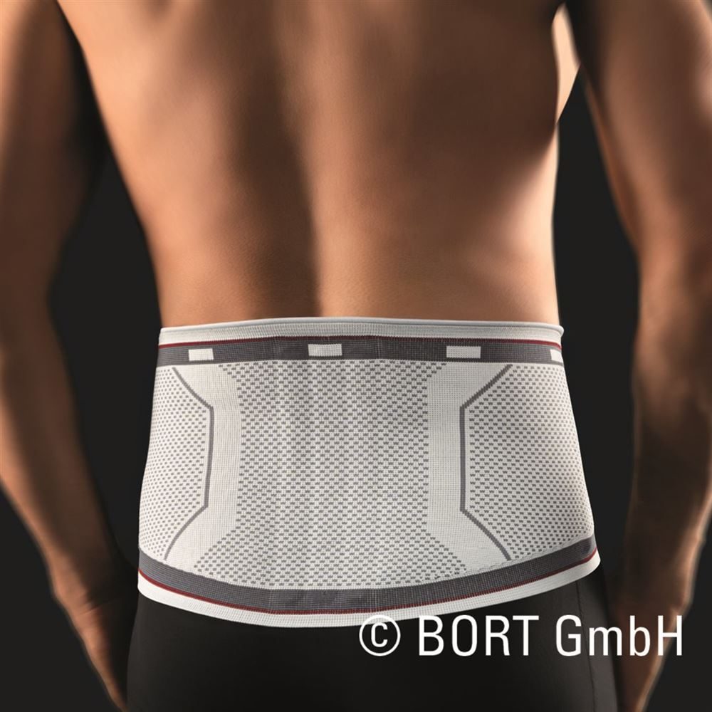 bort Select Rückenbandage Grösse 7 mit Pelot Silber (1 Stück)