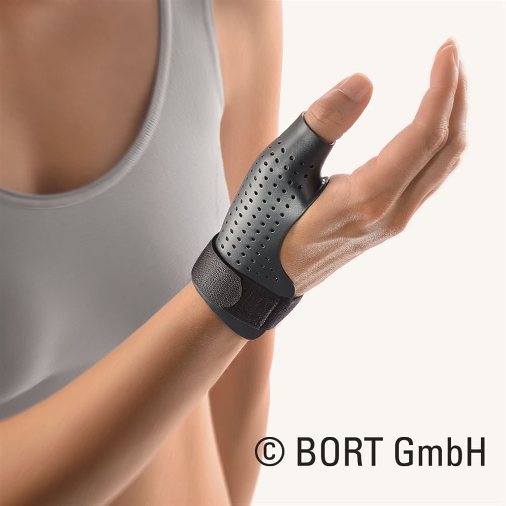 bort Daumenorthese links L -21cm anthra (1 Stück)