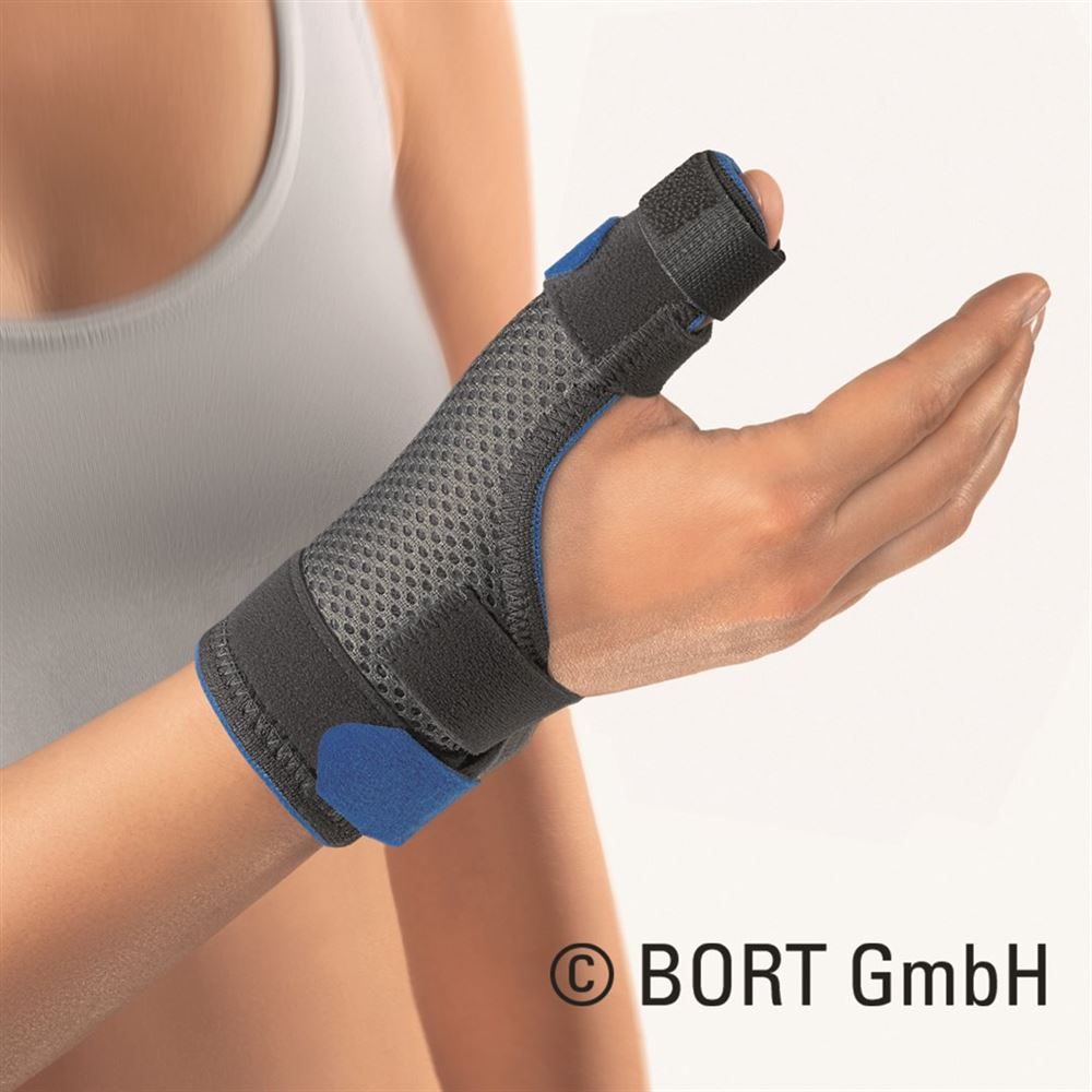bort Daumen-Schiene plus L blau (1 Stück)