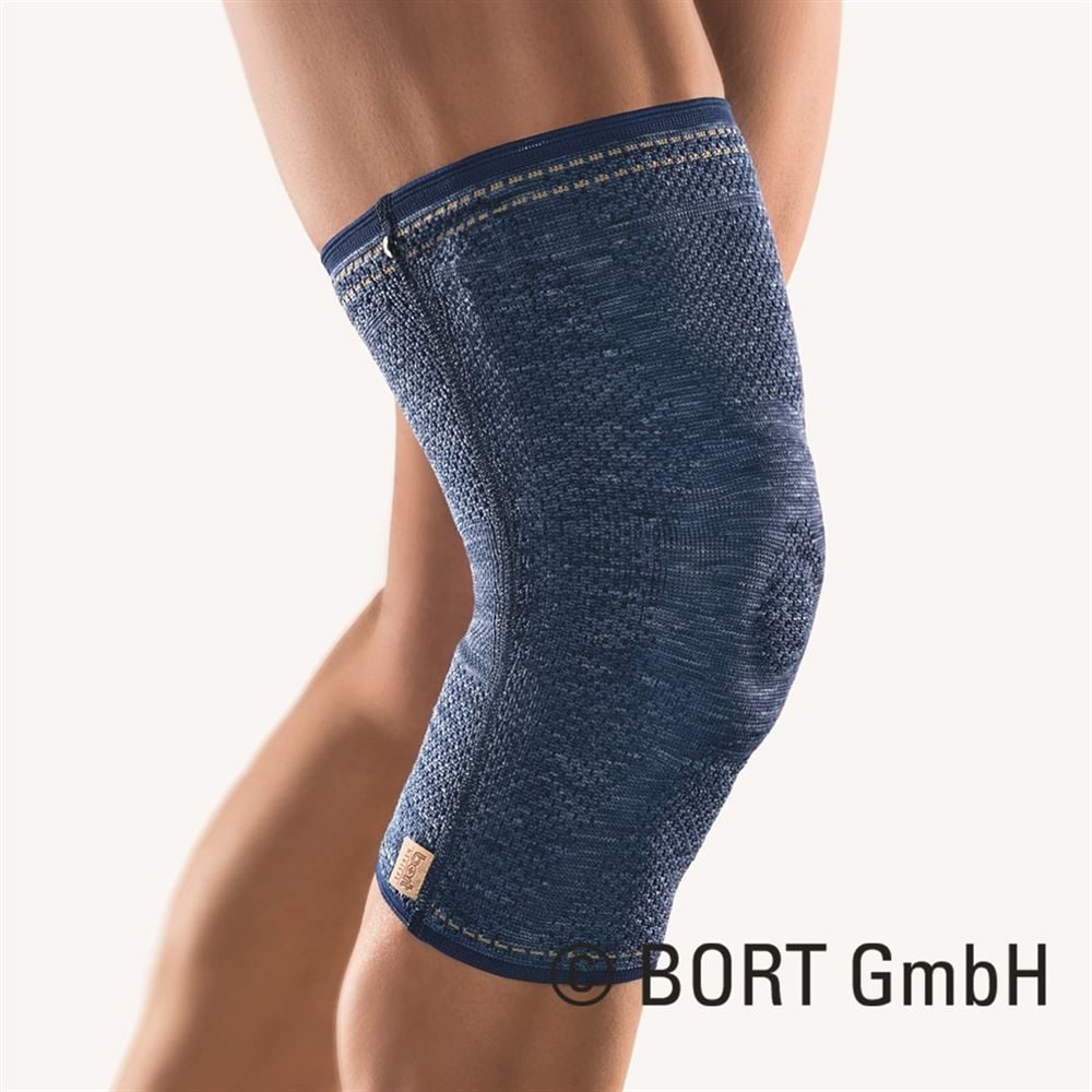 bort eco Kniebandage XX-L Silikon jeans (1 Stück)