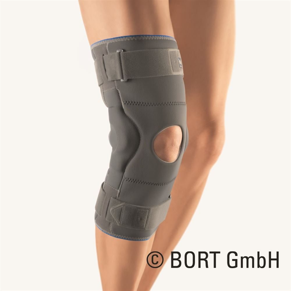 bort Kniebandage Gelenk Grösse 3 grau (1 Stück)