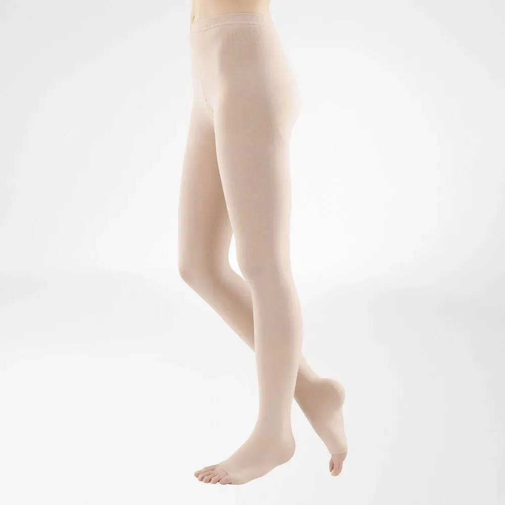 Bauerfeind VenoTrain Soft Kkl2 AT S normal/short offene Fussspitze creme