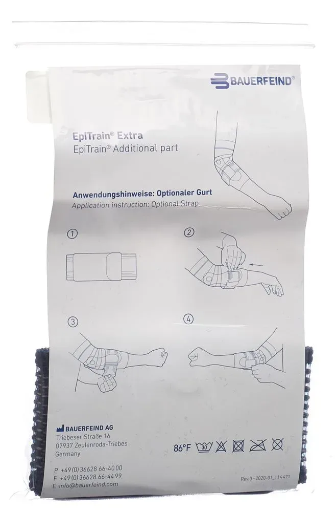 Bauerfeind EpiTrain Gurt Gr5 titan