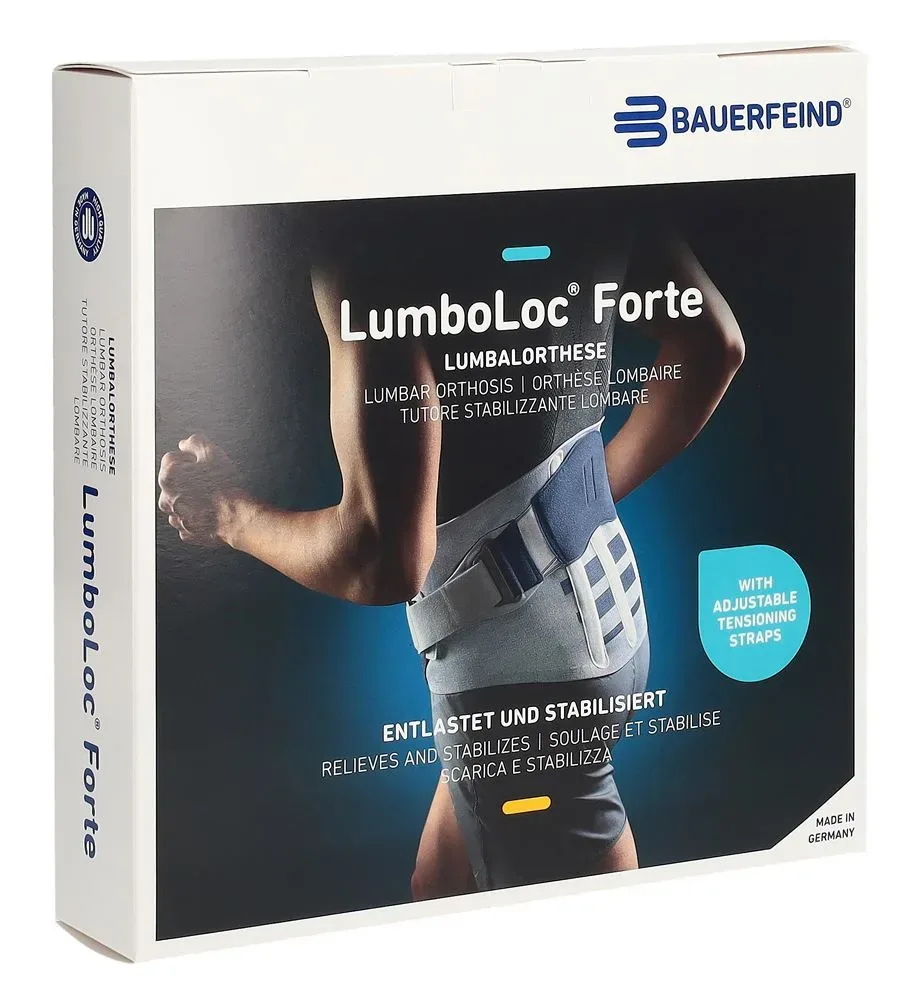 Bauerfeind LumboLoc Forte Stabilorthese Gr6 titan