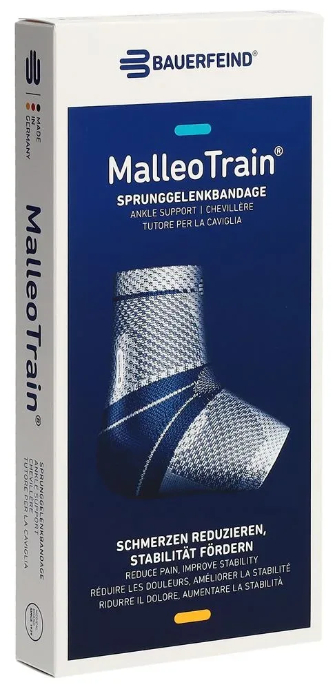 Bauerfeind MalleoTrain Aktivbandage Gr5 rechts beige
