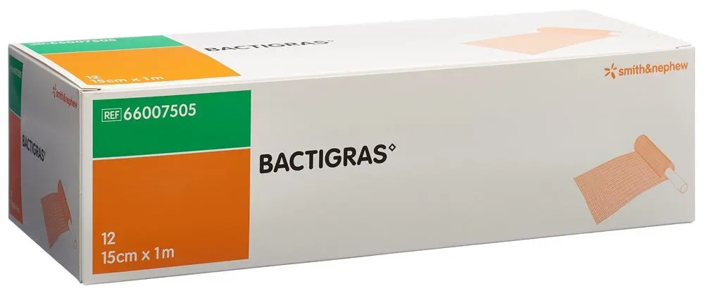 Bactigras Gazeverband 15cmx1m 12 Stk