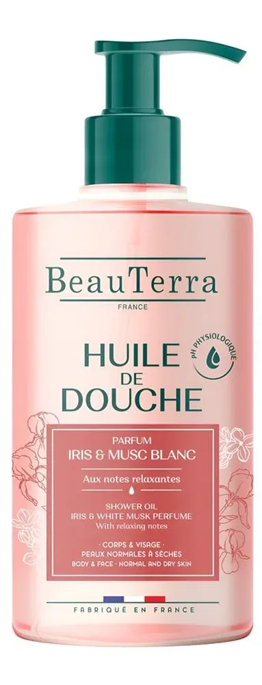 BeauTerra Duschöl Iris & weisser Moschus Fl 750 ml