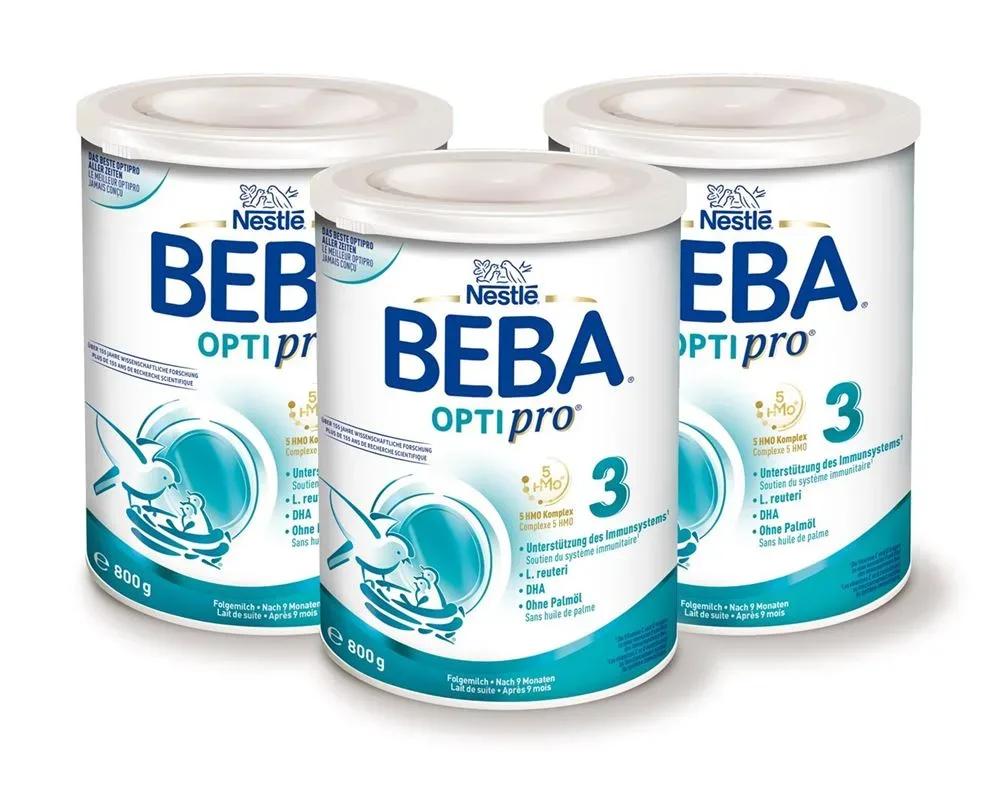 BEBA Optipro 3 Babymilch, Triopacks (3x800g)