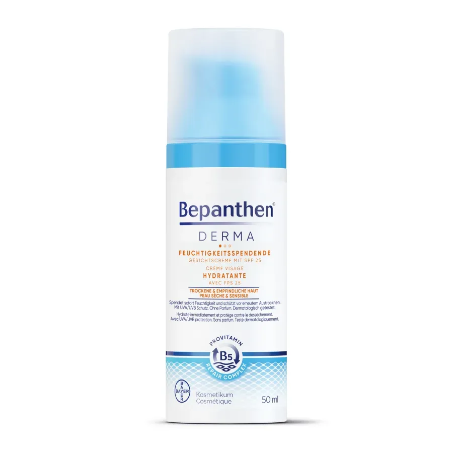 Bepanthol DERMA Feuchtigkeitsspendende Gesichtscreme mit LSF 25 (50ml)