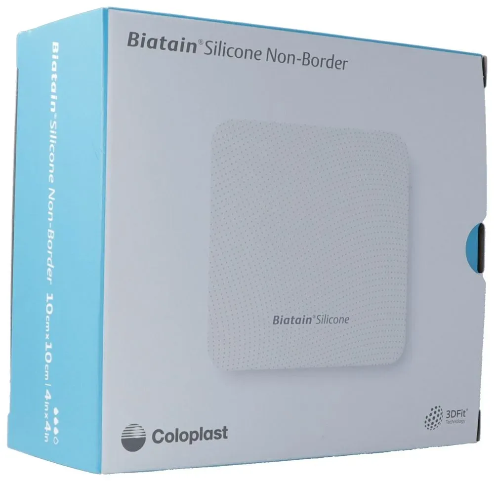 Biatain Silicone Non Border 10x10cm (10 Stk)