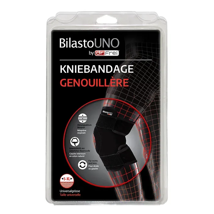 Bilasto Uno Kniebandage mit Velcro S-XL (1 Stk)
