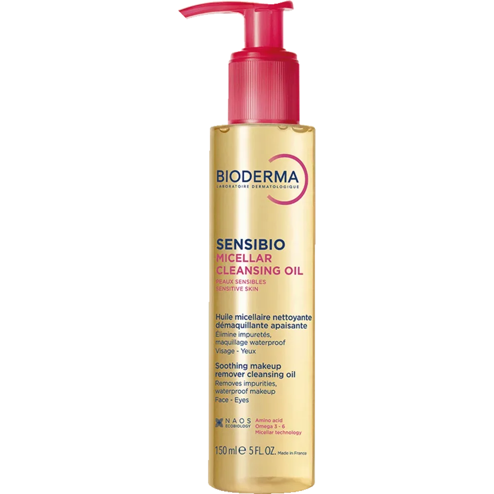 BIODERMA - Sensibio Huile Micellaire - Make-up-Entferner, feuchtigkeitsspendend, 150  ml
