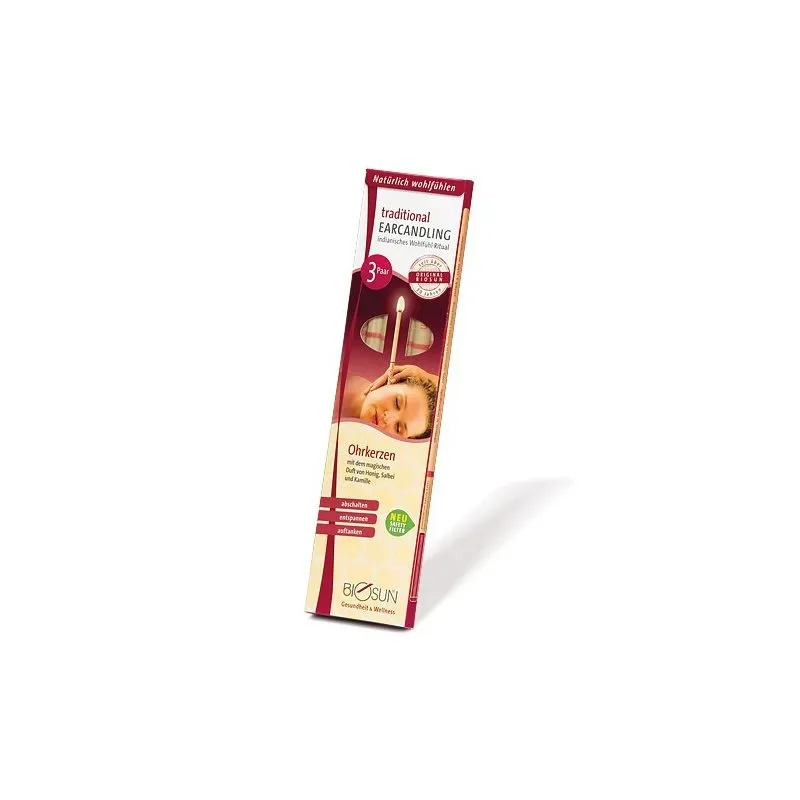 BIOSUN traditional Ohrkerzen (3 Paar)