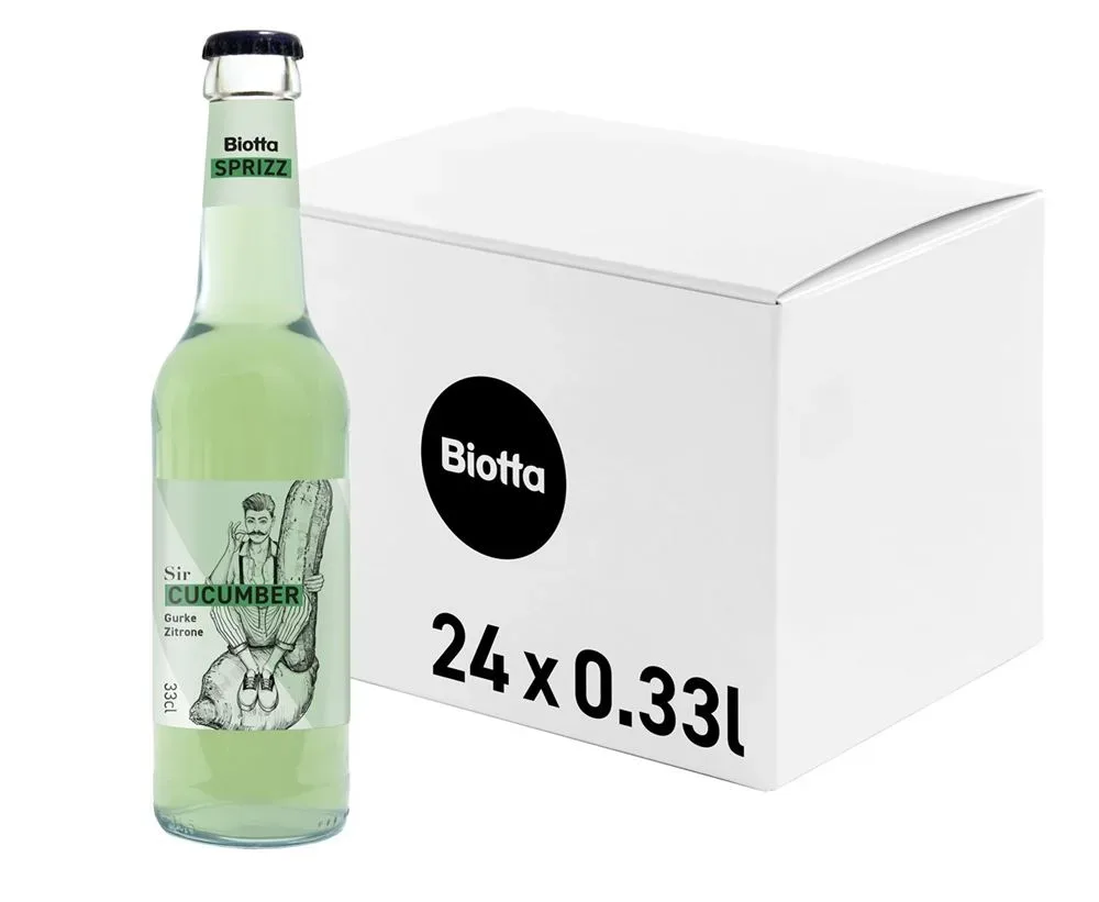 Biotta Sprizz Sir Cucumber Gurke Zitrone (24x3.3dl)