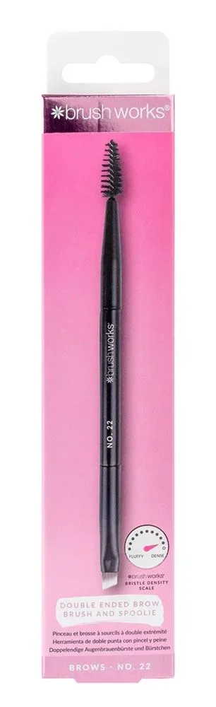 Brushworks Double Ended Brow Brush and Spoolie No. 22 Box