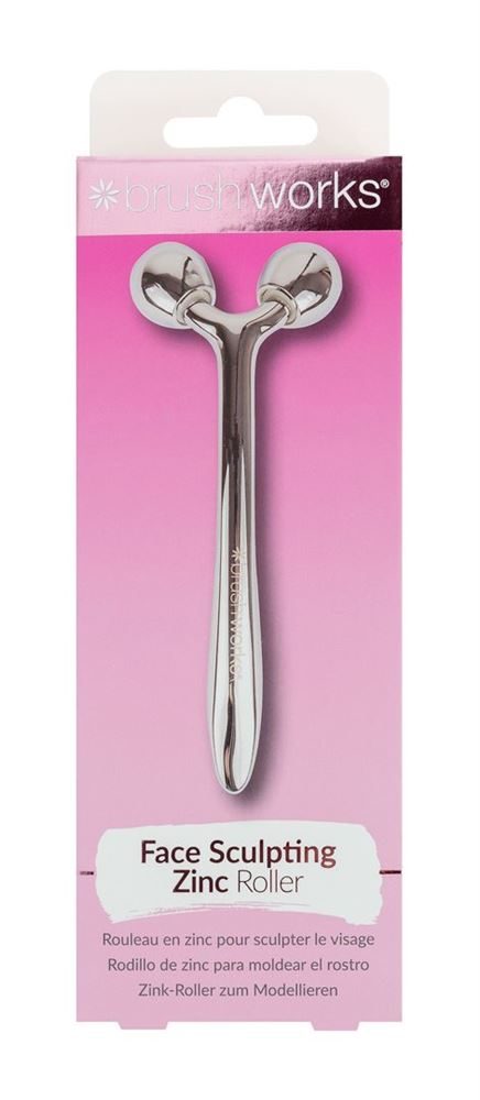 Brushworks Face Sculpting Zinc Roller Box