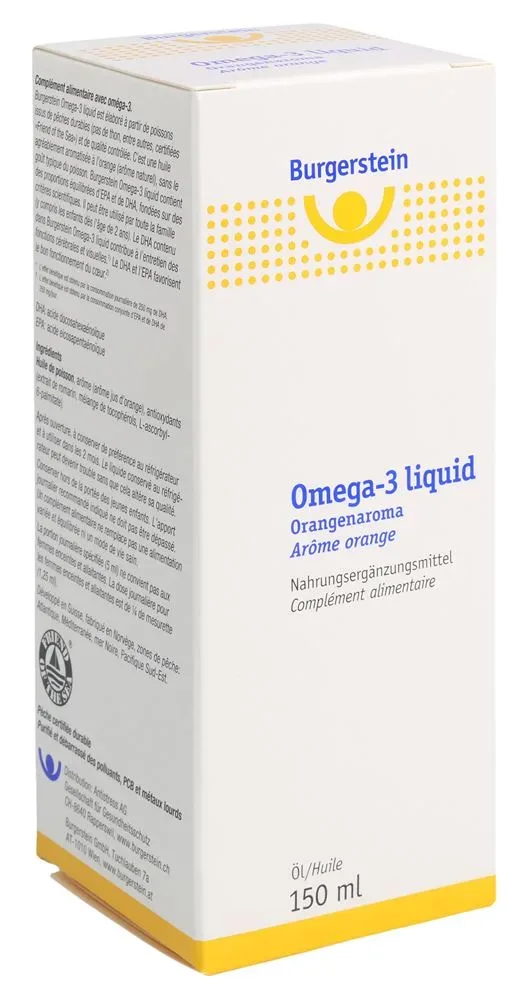 BURGERSTEIN Omega-3 liquid Fl 150 ml