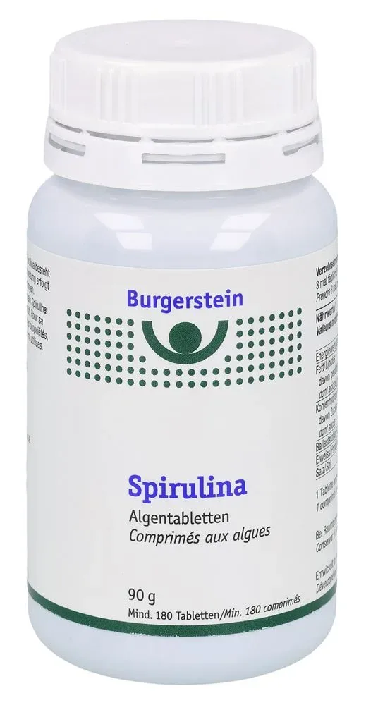 BURGERSTEIN Spirulina Tabl Ds 180 Stk