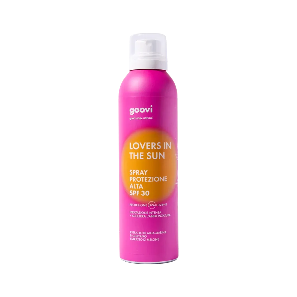 Goovi - Körperspray-Creme mit hohem Schutzfaktor SPF30+, Lovers In The Sun, 200 ml