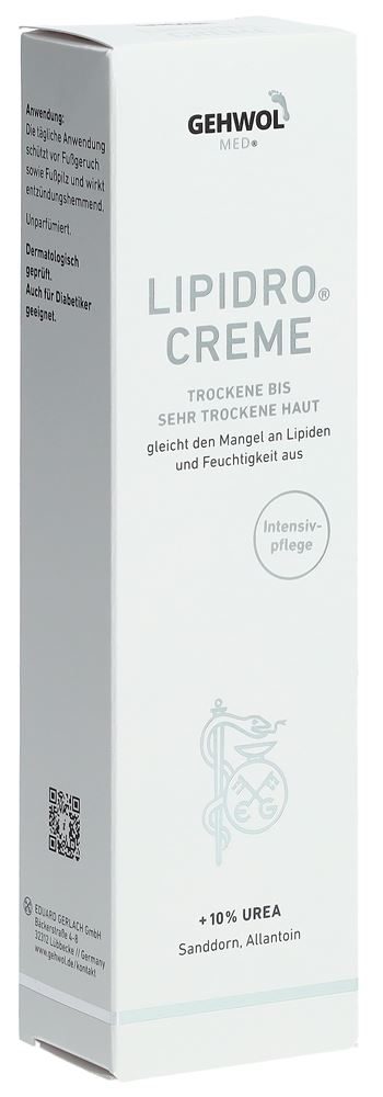 Gehwol med Lipidro Creme mit 10 % Urea 125 ml
