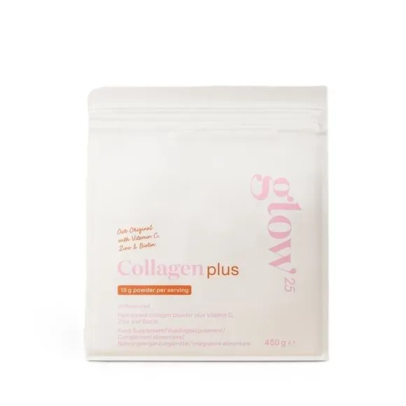 Glow25 Collagen Plus mit Vitamin C, Zink und Biotin (450g)