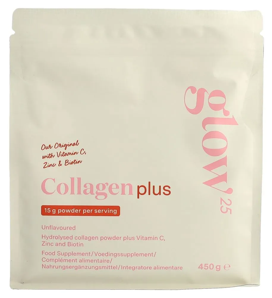 Glow25 Collagen Plus mit Vitamin C, Zink und Biotin (450g)