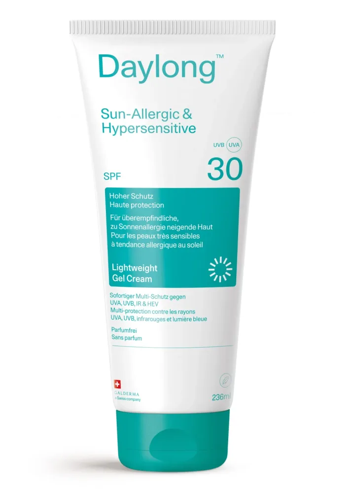 Daylong - Sun-Allergic & Hypersensitive Lightweight Gel Cream SPF 30, 236 ml