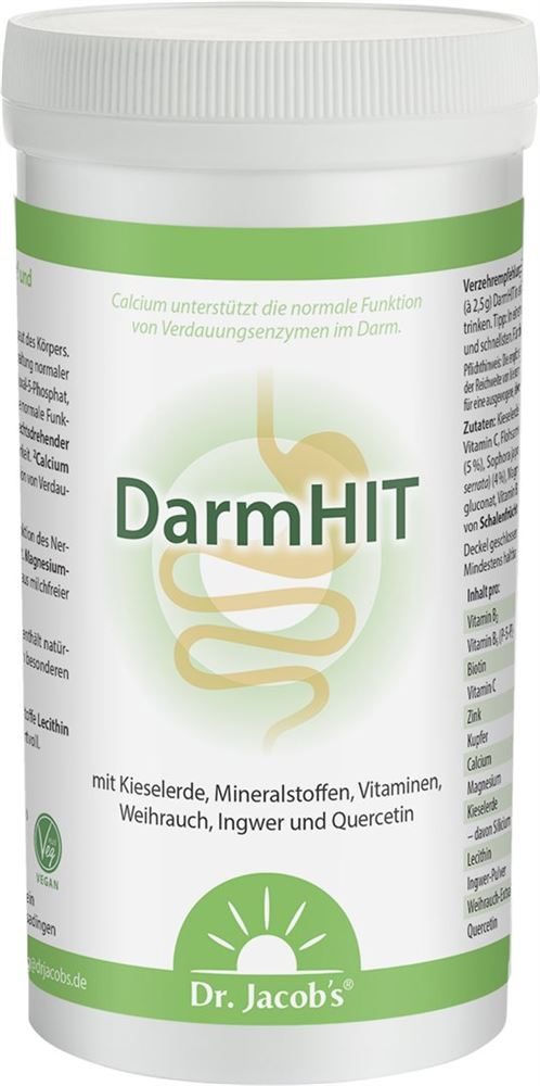 Dr. Jacob's DarmHIT Kieselerde Plv Weihrauch Quercetin Kurkuma Ds 210 g