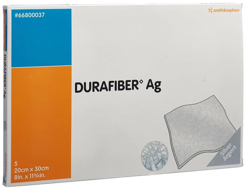Durafiber AG Wundauflage 20x30cm steril 5 Stk