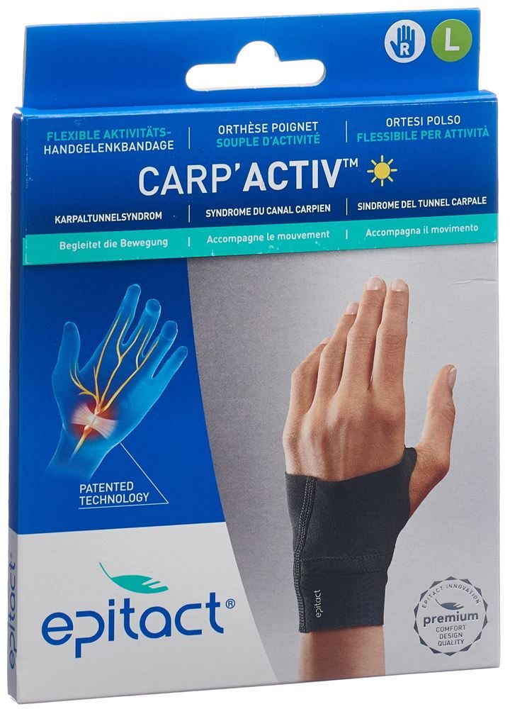 Epitact Carp'Active Flexible Handgelenkorthese L Rechts