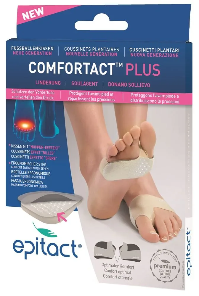 epitact Fussballenkissen Comfortact Plus S (1 Paar)