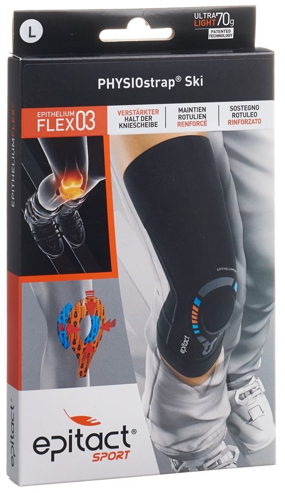 Epitact Sport Physiostrap Ski L 41-44cm (1 Stück)