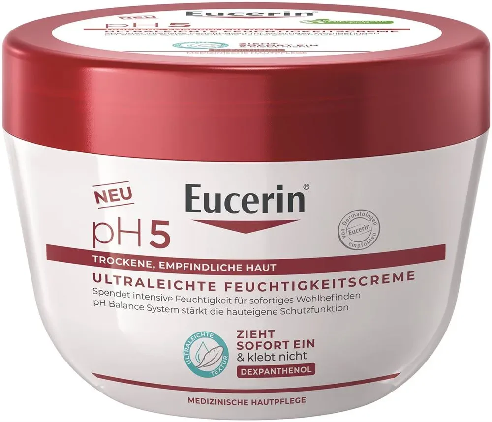 Eucerin - pH5 Ultraleichte Feuchtigkeitscreme, 350 ml