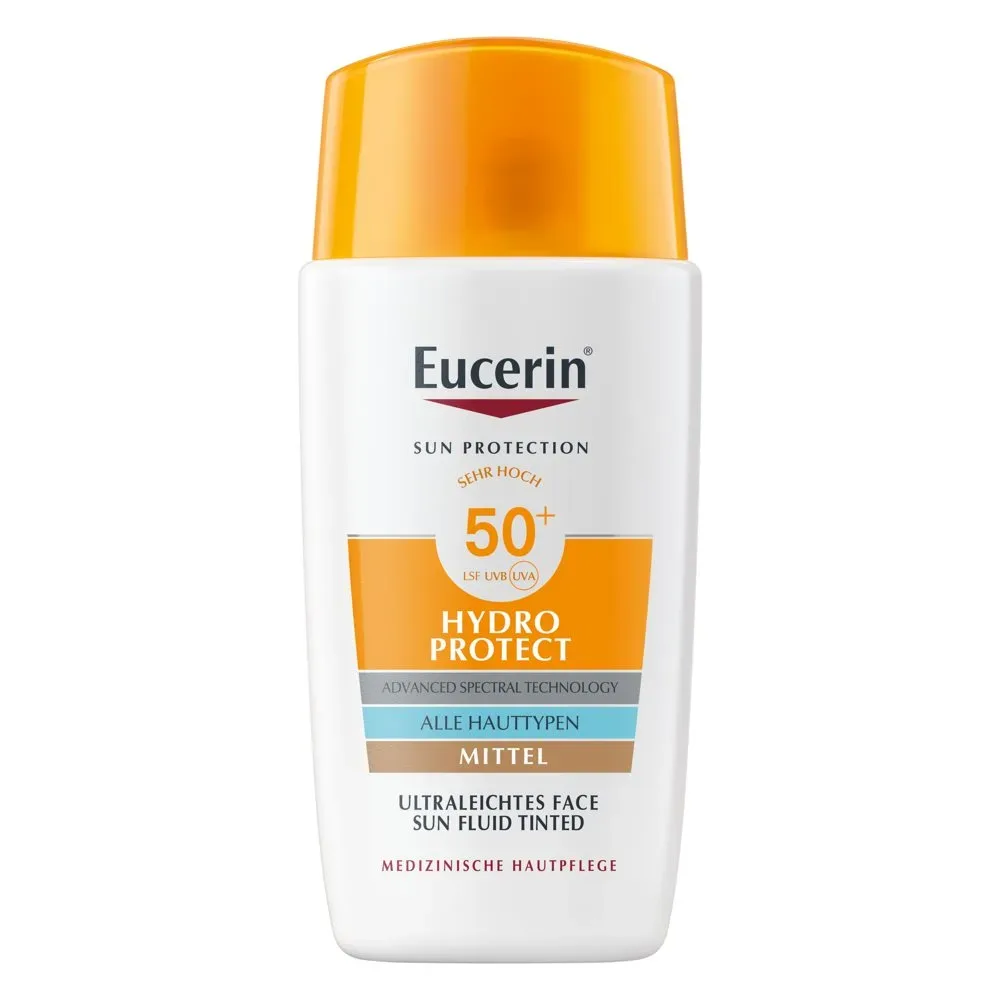 Eucerin - SUN Face Hydro Protect Tinted Medium LSF 50+, 50 ml